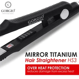 GORGIO PROFESSIONAL Mirror Titanium Hair Straightener HS3-37