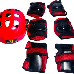 Skating Kit for Kids (3-7 Years) |Cycling Safety Kit|Knee, Elbow, Thigh Guard Cycling Kit-28