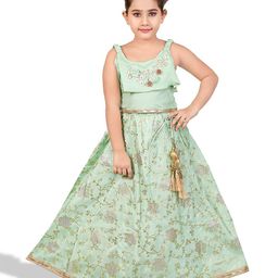 BAESD Girls Embroidered Art Silk Ready to Wear Lehenga Choli-image-52