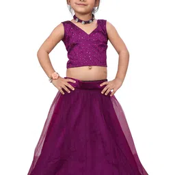 BAESD Girls Embroidered Thread Work Ready to Wear Lehenga Choli-picture-58