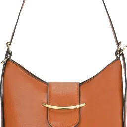 Tan Women Sling Bag Solid-image-34