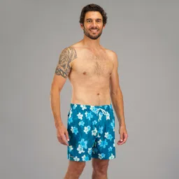 olaian Men Surfing Boardshorts 100 - Venice Blue-picture-28