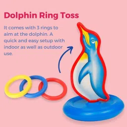 penguin ring toss play game for kids (Multicolor)-picture-14
