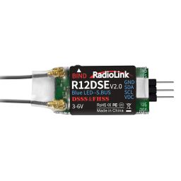 Radiolink R12DSE 12-Channel Receiver With Dual Antennas High-Sensitivity 4000m Range SBUS/PPM Dual Antenna Receiver For Enhanced Signal Stability - RS8480 Radiolink R12DSE 12-Channel Receiver With Dual Antennas High-Sensitivity 4000m Range SBUS/PPM Dual Antenna Receiver For Enhanced Signal Stability - RS8480 image 1