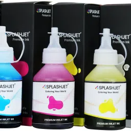 Splashjet BTD60/ BT6000Bk/ BT5000 Refill Ink for Brother T310, T510, T910, T400W - 70gm x Black + Tri Color Combo Pack Ink Bottle-picture-5