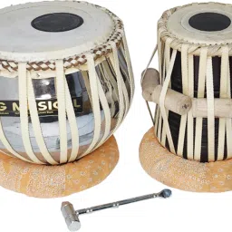 Chrome Bayan Sheesham Dayan Tabla Set Cover Ring Pad Hammer Tabla-image-23