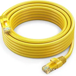 Tech-X LAN Cable 2 m Cat6A RJ45 Lan Wire Patch Cord Faster Than Cat6/Cat5e/Cat5 CableYellow(2 Meter)-8