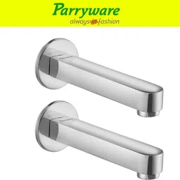 Uno Wall Mounted Bath Tub Spout plain Waterfall Flow Set of 2 pic 245 Wall Mounted Bath Tub Spout – Brass Body,Waterfall Flow Spout Faucet-10