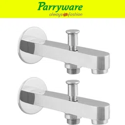 UNO Wall Mounted Bath Tub Spout with Tip-Ton Diverter Set of 2 pic 153 Spout Faucet-15