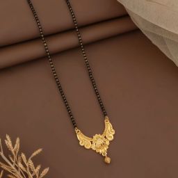 Beautiful and Latest Design Pendant with 18 Inch chain Alloy Mangalsutra-image-93