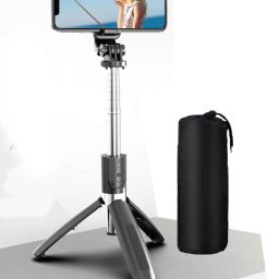 BUFONA Mobiles Video Stand In Gimbal Stabilizer R1 Phone Selfie Stick Holder +Bag Tripod, Tripod Kit, Monopod-image-50