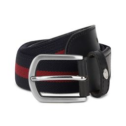 Urbano Fashion Men Black Textured Leather Belt-image-10