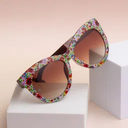 Ted Smith Women Cateye Sunglasses with UV Protected Lens FLOWEN_C2-image-59