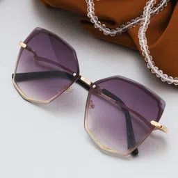 Ted Smith Women Purple Sunglasses with UV Protected Lens-23