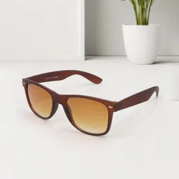 SUNNIES Unisex Wayfarer Sunglasses with  UV400 Protected Lens SNS-019-NEW-Gradient.Brown-6