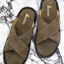 Buxton Men Cross Strap Comfort Sandals-image-13