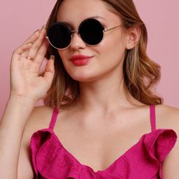 SUNNIES Women Round Sunglasses with UV Protected Lens-image-87