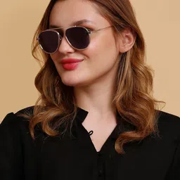 SUNNIES Women Aviator Sunglasses With Polarised Lens-SNS-11724-C101-image-79