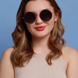 SUNNIES Women Round Sunglasses with UV Protected Lens SNS-11686-C101-36