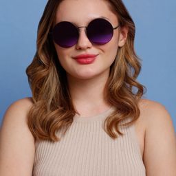 SUNNIES Women Round Sunglasses With UV Protected Lens-SNS-11686-C287-27
