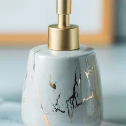 Nestasia Grey Fancy Ceramic Shampoo Dispenser-image-45
