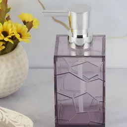 Kookee Purple Textured Printed Soap Dispenser image 4