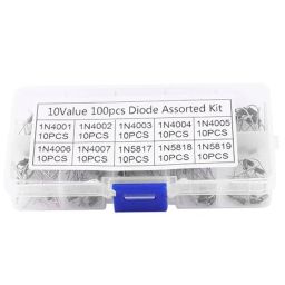 100Pcs Diode Assortment Kit Diode Kit 10 Values Rectifier Diode Assortment Electronic Kit 1N4001~1N4007 1N5817~1N5819 With clear Box, Zener Diodes - RS1705100Pcs Diode Assortment Kit Diode Kit 10 Values Rectifier Diode Assortment Electronic Kit 1N4001~1N4007 1N5817~1N5819 With clear Box, Zener Diodes - RS1705 image 5