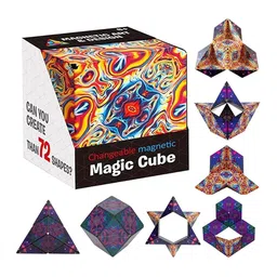 Kidology Magic Cube Shape Shifting Puzzle Box Game-17