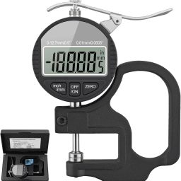 Digital Micrometer 12.7mm Gauge Depth LCD Caliper Micrometer Car Window Film Height Gauge-36