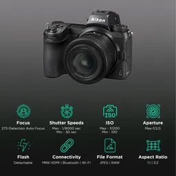 Nikon Z 6II 24.5MP Mirrorless Camera (24-70 mm Lens, 35.9 x 23.9 mm Sensor, Tilting TFT Touch-Sensitive LCD) image 3