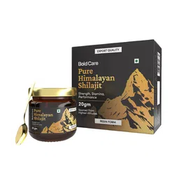 Bold Care Men Pure Himalayan Shilajit Resin For Strength Stamina Performance - 20g-picture-1