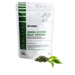 Nirvasa Raw Unroasted Arabica Green Coffee Bean Extract Powder - 100 g-image-54