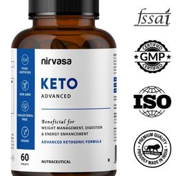 Nirvasa Set Of 2 Keto Advance Tablets For Weight Management - 60 Tablets Each image 2