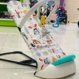 Multi-Functional Baby Bouncer| Baby Play Gym & Fitness Rack with Hanging Rattles Rocker-image-61