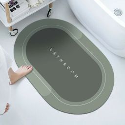 Rubber, Velvet Bathroom Mat-image-10