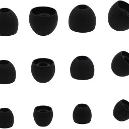 QWEEZER (Small, Medium, Large) Soft Silicone Rubber Earbuds Tips Eartips For Earphones In The Ear Headphone Cushion-image-93