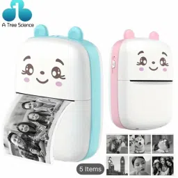 IMMUTABLE Pocket Mini Printer - Wireless Bluetooth, Fast Photo Output JKV2 Multi-function Monochrome Label Printer-12