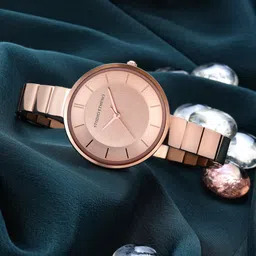 STUDIO ETHENO Women Rose Gold-Toned Dial Stainless Steel Analogue Watch TB-30-ROG-ROG-image-58