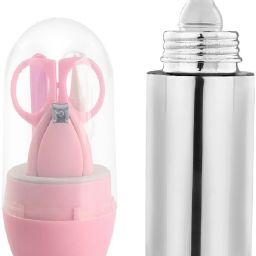 Baby feeding bottle stainless steel & Nail Cutter Kit - Steel, Plastic-image-20