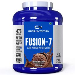 Core Nutrition Fusion-7 Ultra Premium Protein Matrix,  4.4 lb  Chocoreo-Mint -image-5
