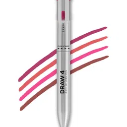 Renee Draw 4 4-In-1 Lip Liner Pen - Merlot+Grape+Mocha+Peony-6