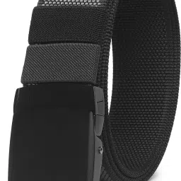 Men Grey Nylon Belt-image-47