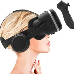 Arcnet Virtual Reality Headset w/Controller/Gamepad,VR Headsets (VR with Remote V-11)-image-42