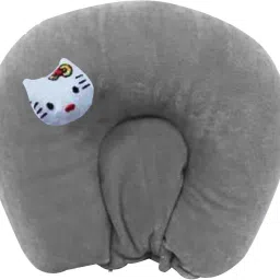 Round D-Shape Microfibre Animals Baby Pillow Pack of 1-image-25
