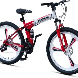 FOLDING BICYCLE WITH GEAR | 21 SPEED | STYLISH MAGWHEELS | 26X2.40 BRANDED TYRES 26 T (inch) Folding Bikes/Folding Cycle-image-17