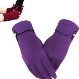Solid Winter Women Gloves-image-70