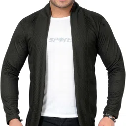 Men Full Sleeve Black Shrug-image-28