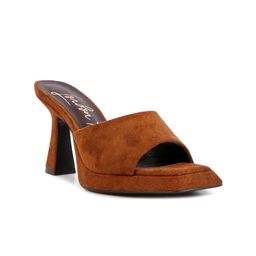 London Rag Women Tan & Brown Suede Party Block Heels-20