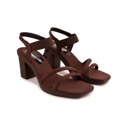 sneakers villa Open Toe Block Heels image 4