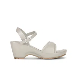 bata comfit Bata Open Toe Block Heels With Buckles image 5